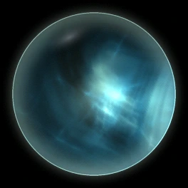 k-chain's halo at rest